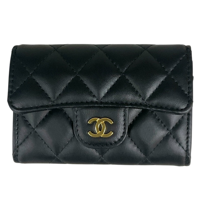 シャネル CHANEL クラッシク フラップカードケース AP0214