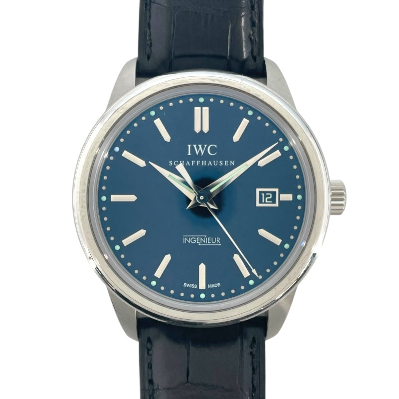 中古 インターナショナルウォッチカンパニー IWC インヂュニア オートマティック IW323902 ブラック メンズ 腕時計 インターナショナルウォッチカンパニー IWC インヂュニア