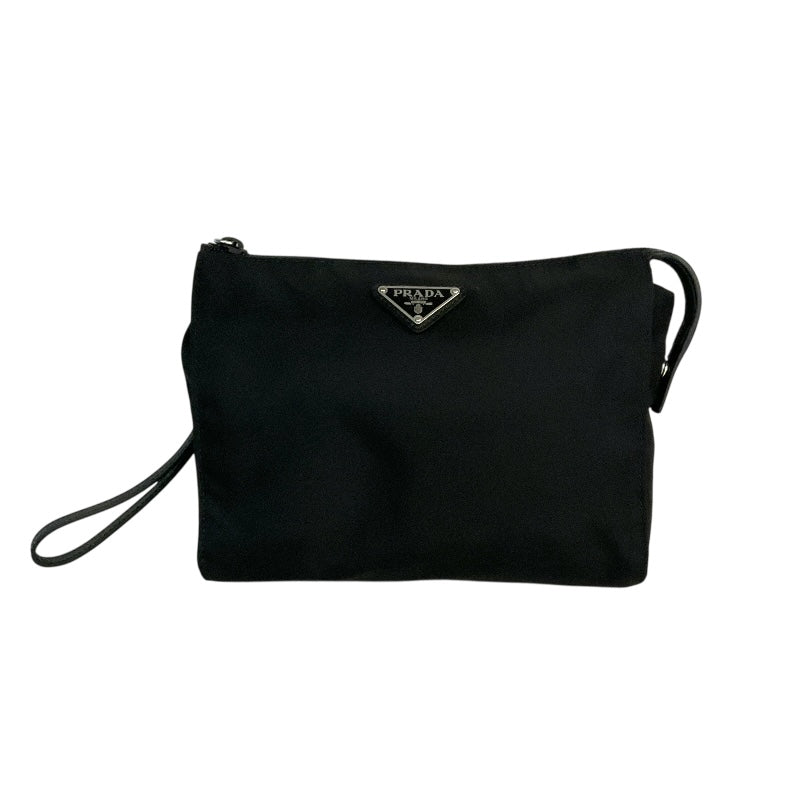 プラダ PRADA Re-Nylonクラッチバッグ 2NE789 ブラック ナイロン ユニ