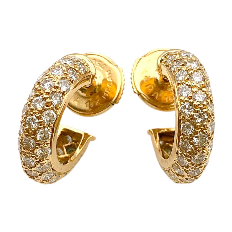 カルティエ Cartier ミミスター パヴェダイヤピアス イエローゴールド