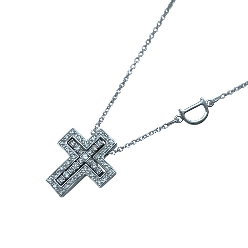 DAMIANI ベルエポック ネックレス XXS 750WG K18WG ホワイトゴールド ダイヤモンド ルビー 約4.6g ダミアーニ DAMIANI ベルエポックダイヤネックレスXXS ホワイト
