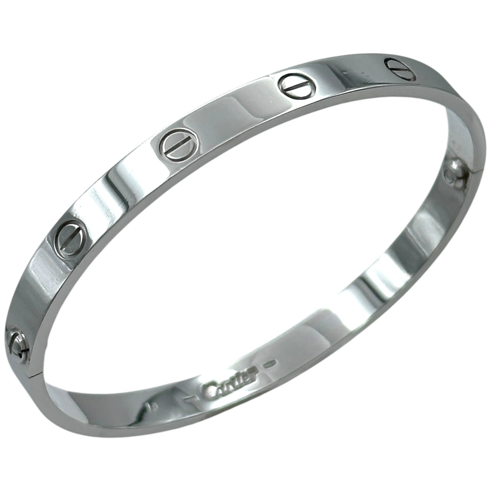 カルティエ Cartier ラブブレス ホワイトゴールド 750 ジュエリー
