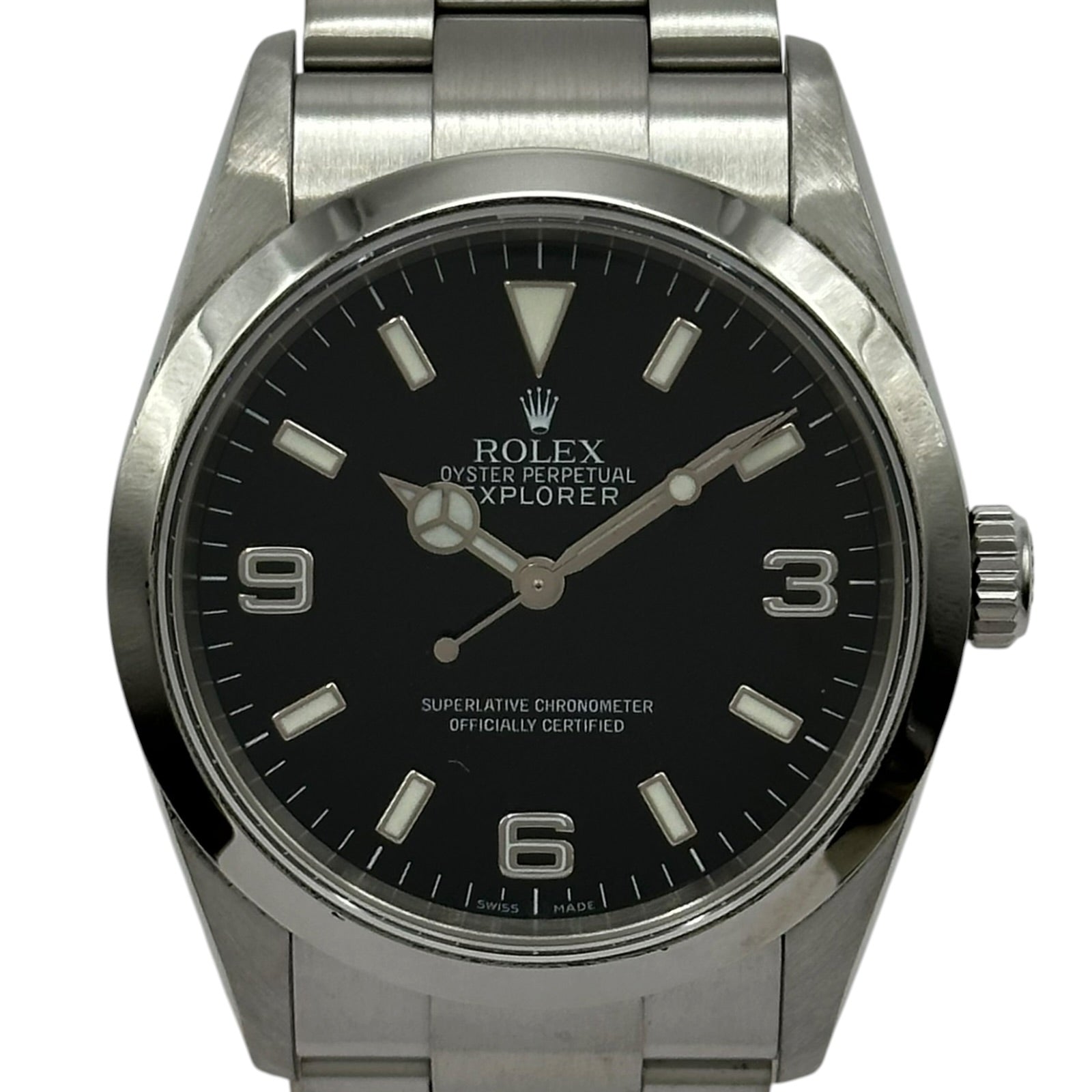 ロレックス ROLEX エクスプローラー1 114270 ブラック ステンレス 