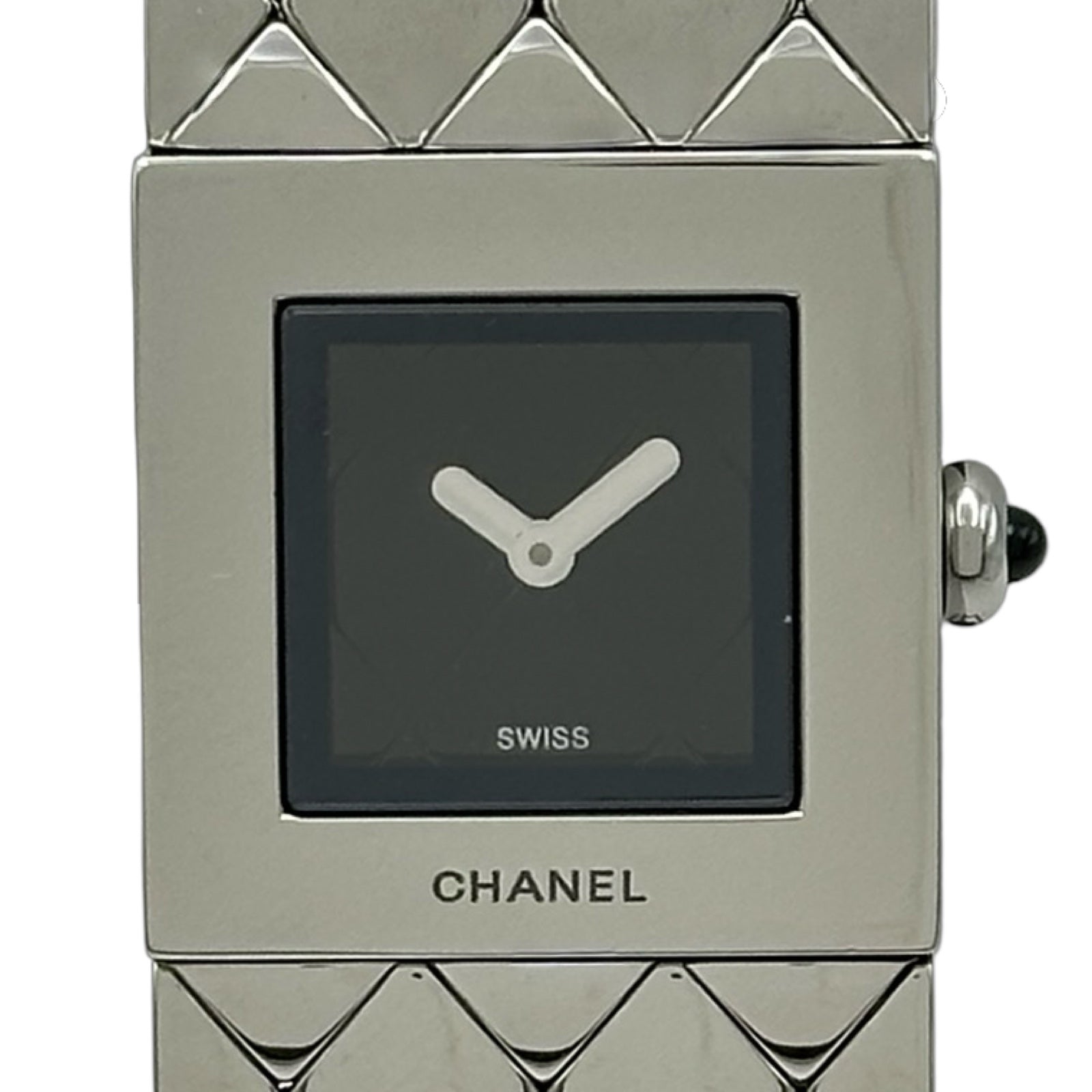 シャネル CHANEL マトラッセ 腕時計 レディース H0009 シャネル CHANEL マトラッセ H0009 ブラック ステンレススチール