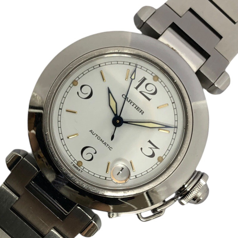 カルティエ Cartier パシャC W31015M7 ホワイト SS 自動巻き メンズ 腕時計