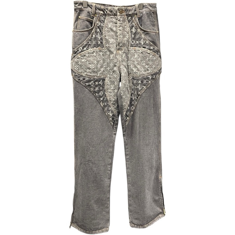 ルイ・ヴィトン LOUIS VUITTON モノグラムフラワーバギーデニムワーク