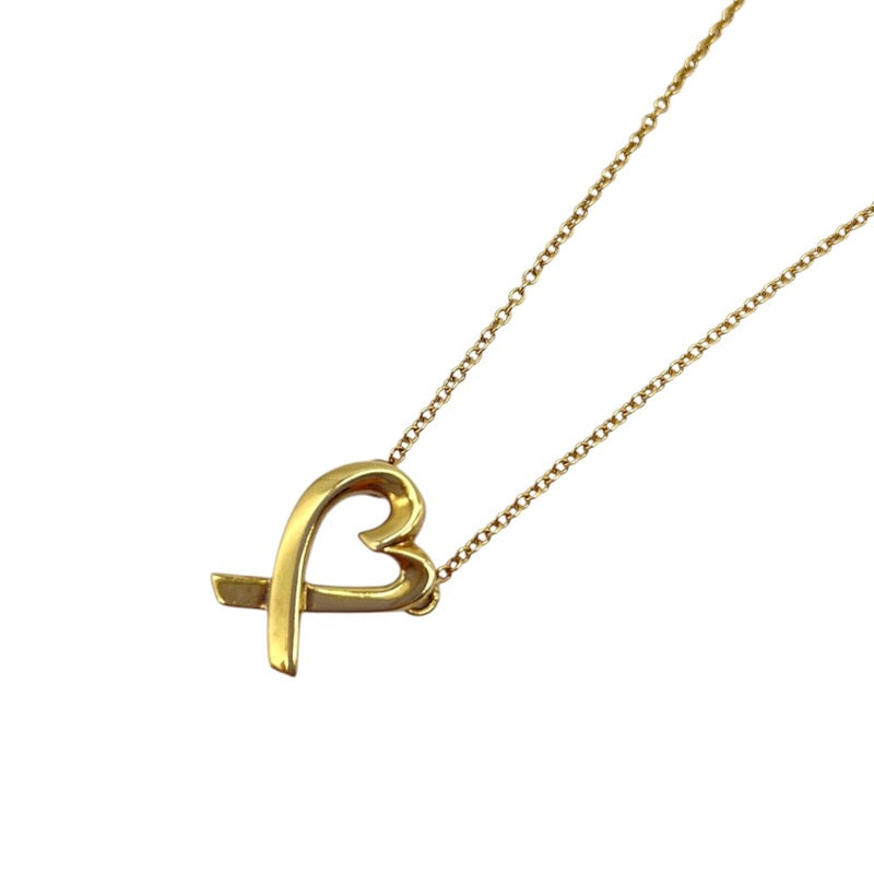 ティファニー TIFFANY＆CO ラヴィングハート ネックレス K18YG