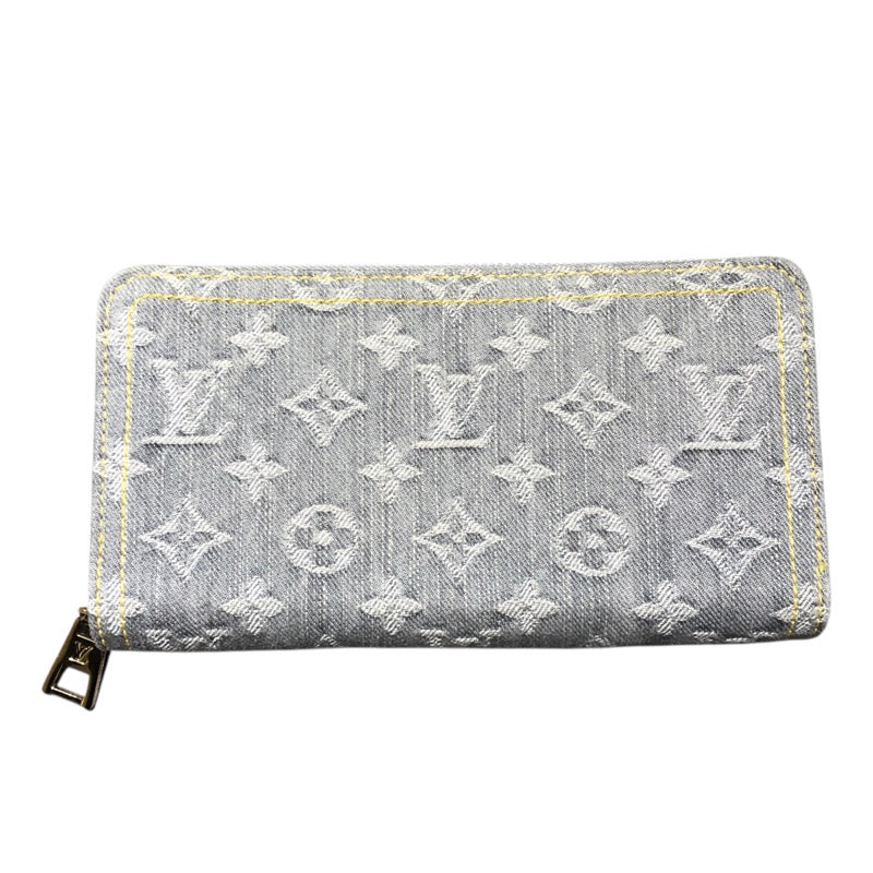LOUIS VUITTON デニムジッピーウォレット（グレー） ルイ・ヴィトン LOUIS VUITTON ジッピー・ウォレット M13214 ブルー
