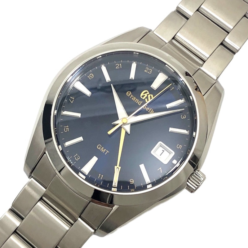 セイコー SEIKO Grand Seiko ヘリテージコレクションGMT クォーツコレクション50周年記念モデル SBGN009 ブルー文 |  中古ブランドリユースショップ OKURA(おお蔵)