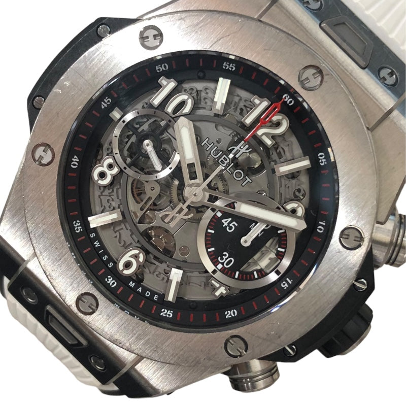 ウブロ HUBLOT ビッグバンウニコ チタニウム 411.NX.1170.RX チタン メンズ 腕時計 | 中古ブランドリユースショップ  OKURA(おお蔵)