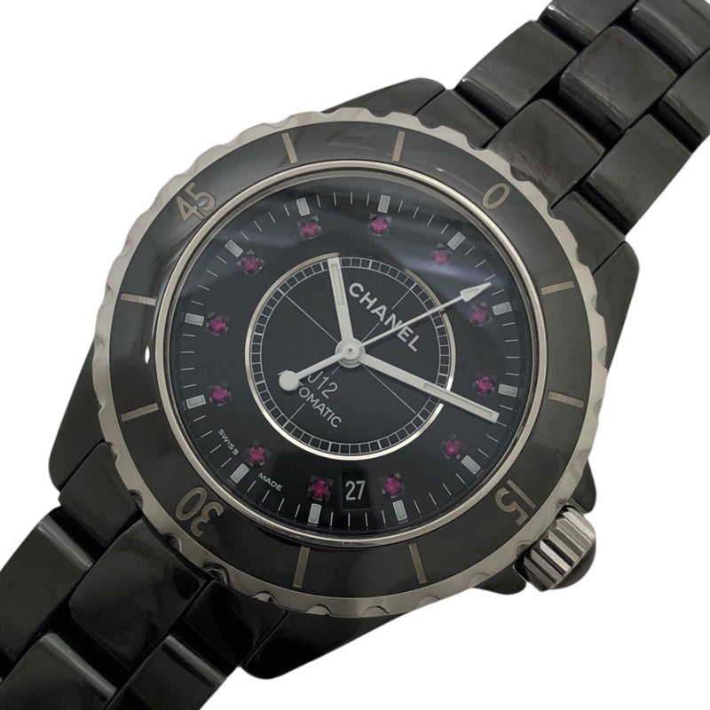 シャネル CHANEL J12 38mm H1635 ブラック セラミック/SS メンズ 腕時計 | 中古ブランドリユースショップ OKURA(おお蔵)