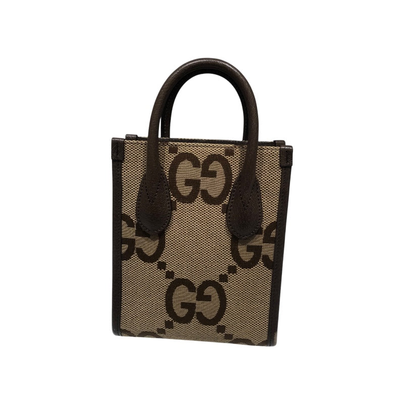 グッチ GUCCI ミニ２wayトートバッグ 699406 ブラウン キャンバス レディース ショルダーバッグ | 中古ブランドリユースショップ  OKURA(おお蔵)