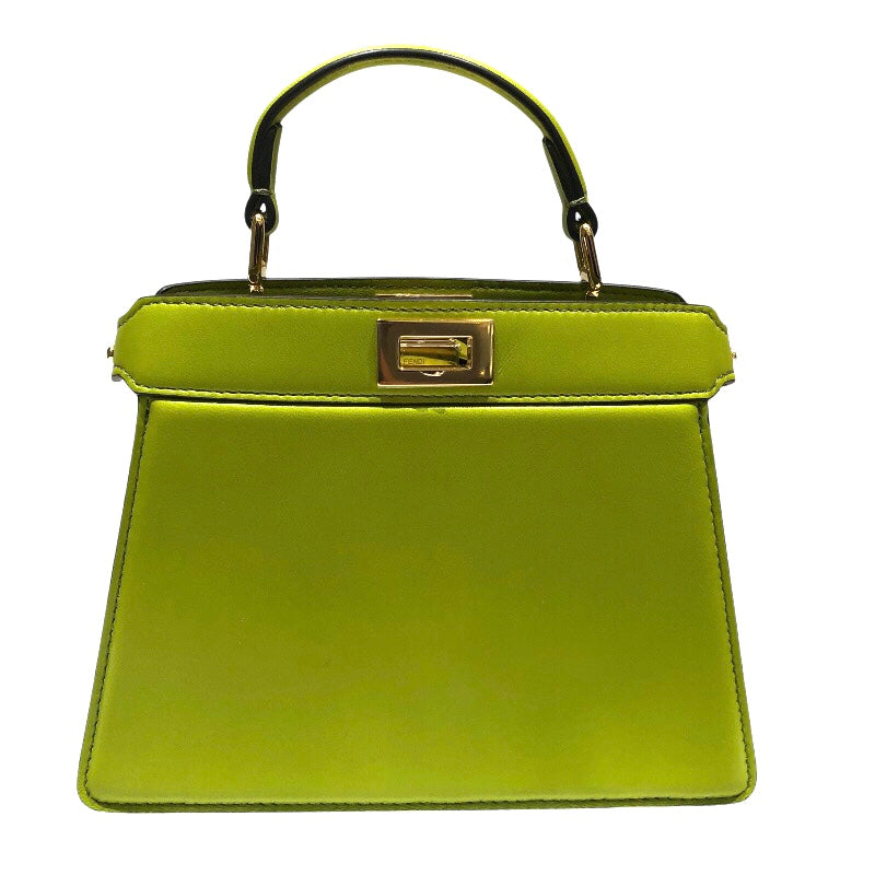 フェンディ FENDI ピーカブーアイシーユープチ 8BN335 ライトグリーン 