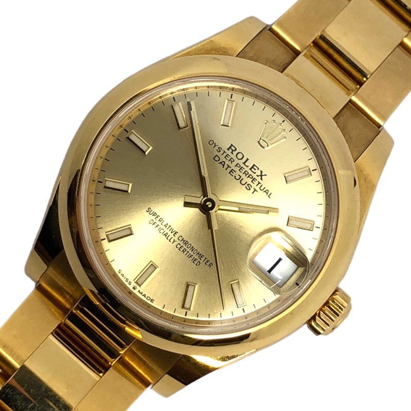 ROLEX DATEJUST 自動巻き 腕時計 ゴールド