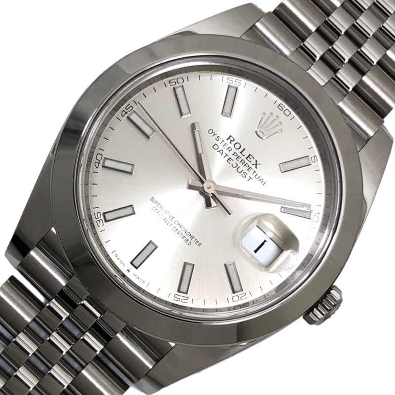 ロレックス ROLEX デイトジャスト41 ランダムシリアル 126300 シルバー文字盤 ジュビリーブレス SS 自動巻き メンズ 腕時計 |  中古ブランドリユースショップ OKURA(おお蔵)