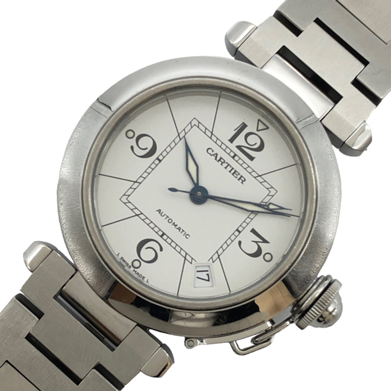 カルティエ Cartier パシャC W31074M7 ホワイト ステンレススチール ユニセックス 腕時計