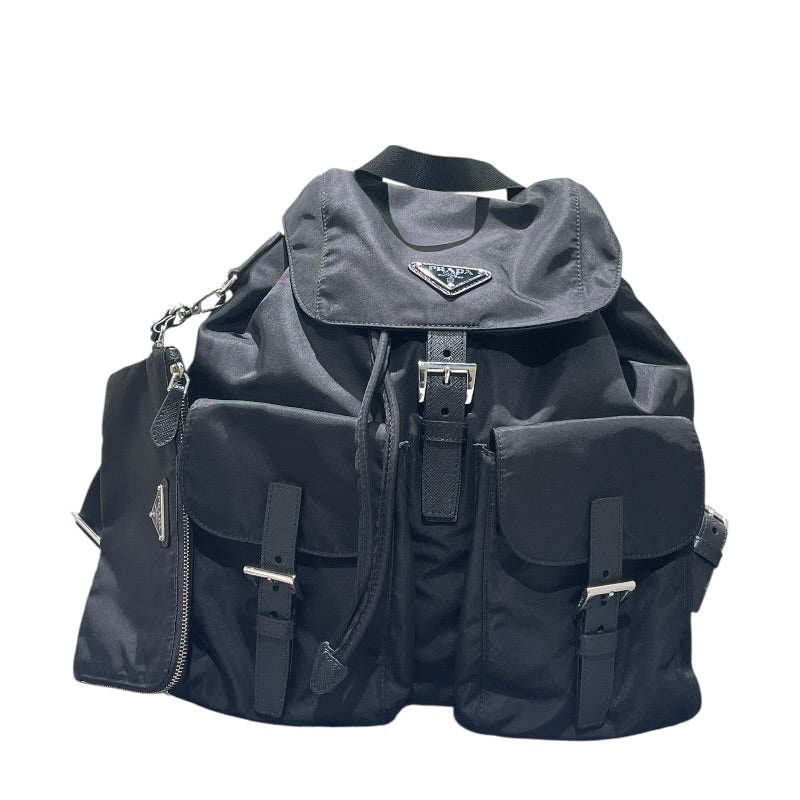 プラダ PRADA Re-Nylonバックパック 1BZ811 ブラック ナイロン