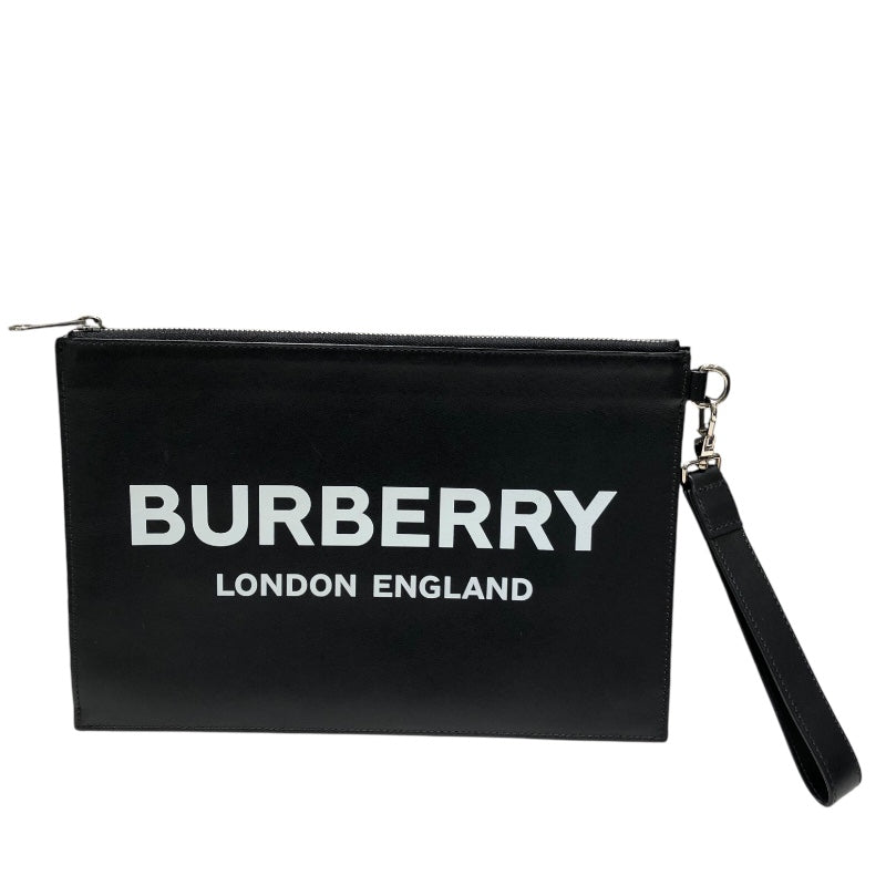新品】BURBERRY LONDON 羊革手袋☆23cm☆ブラック☆