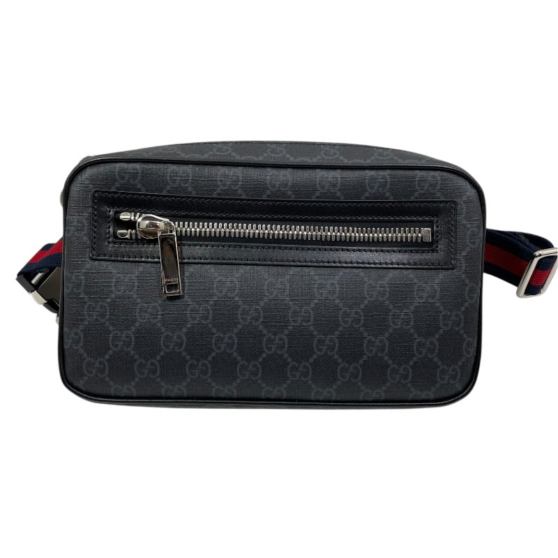 グッチ GUCCI GGスプリーム ベルトバッグ 792094 ブラック GG