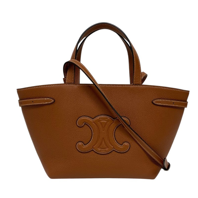 すぐ届く【CELINE】ミニカバス アナイス ハンドバッグ CELINE】MINI CABAS ANAIS CUIR TRIOMPHE ミニ カバ アナイス