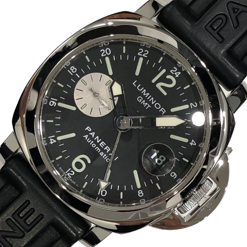 パネライ PANERAI ルミノールGMT PAM00088 ブラック SS メンズ 腕時計 | 中古ブランドリユースショップ OKURA(おお蔵)