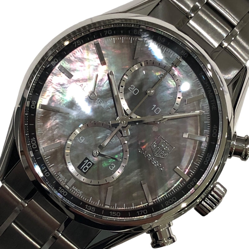 タグ・ホイヤー TAG HEUER カレラ 1887クロノグラフ CAR211D ブラックシェル SS メンズ 腕時計 |  中古ブランドリユースショップ OKURA(おお蔵)