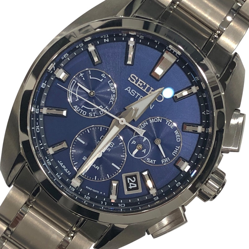 セイコー SEIKO アストロン SBXC065 ネイビー チタン メンズ 腕時計 | 中古ブランドリユースショップ OKURA(おお蔵)