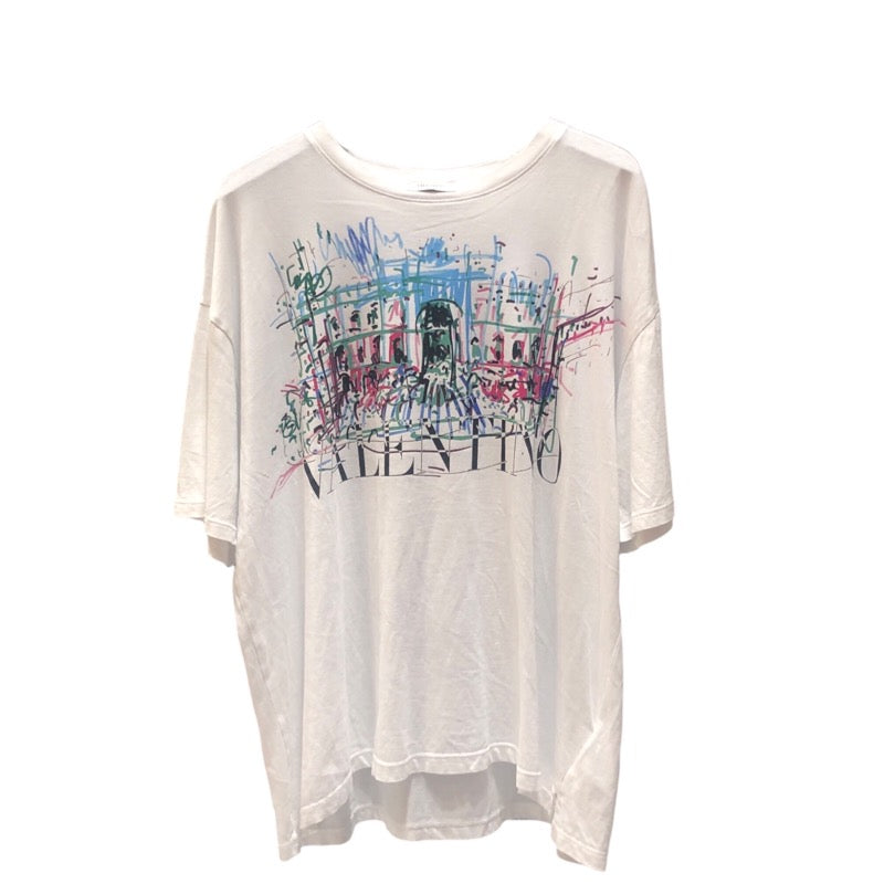 ヴァレンティノ VALENTINO ROMAN SKETCHES プリントTシャツ VV3MG01F75P ホワイト コットン メンズ 半袖 |  中古ブランドリユースショップ OKURA(おお蔵)