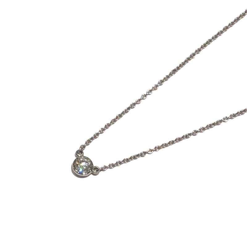 ティファニー TIFFANY＆CO バイザヤード ネックレス Pt950 0.12ct Pt950プラチナ ダイヤモンド ジュエリー |  中古ブランドリユースショップ OKURA(おお蔵)