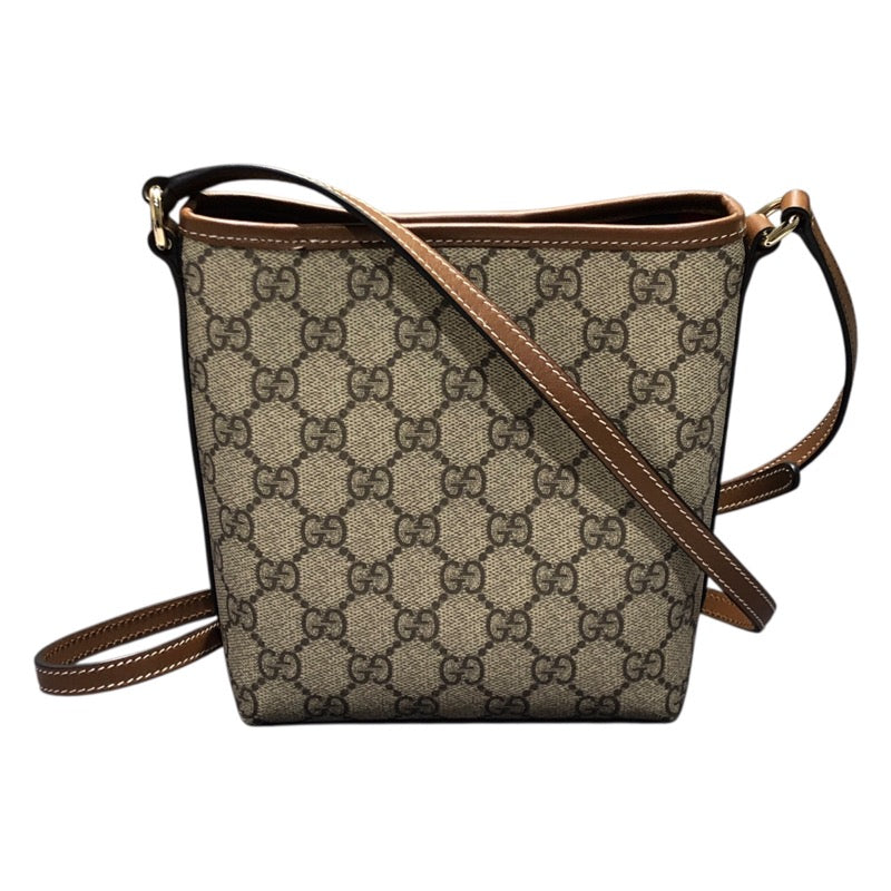 グッチ GUCCI GGエンブレム ナノバケットバッグ 847090 ベージュ GG