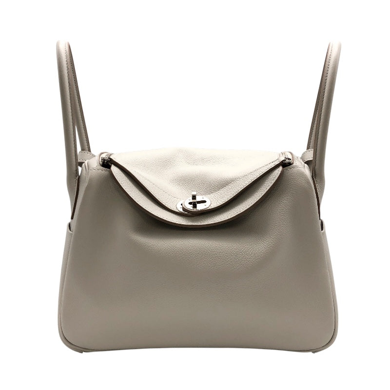 エルメス HERMES リンディ26 Z刻 グリペール×シルバー金具 エバー