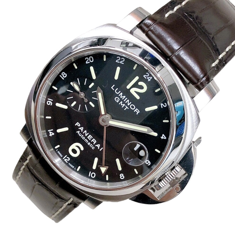パネライ PANERAI ルミノールGMT PAM00244 ステンレススチール メンズ 腕時計