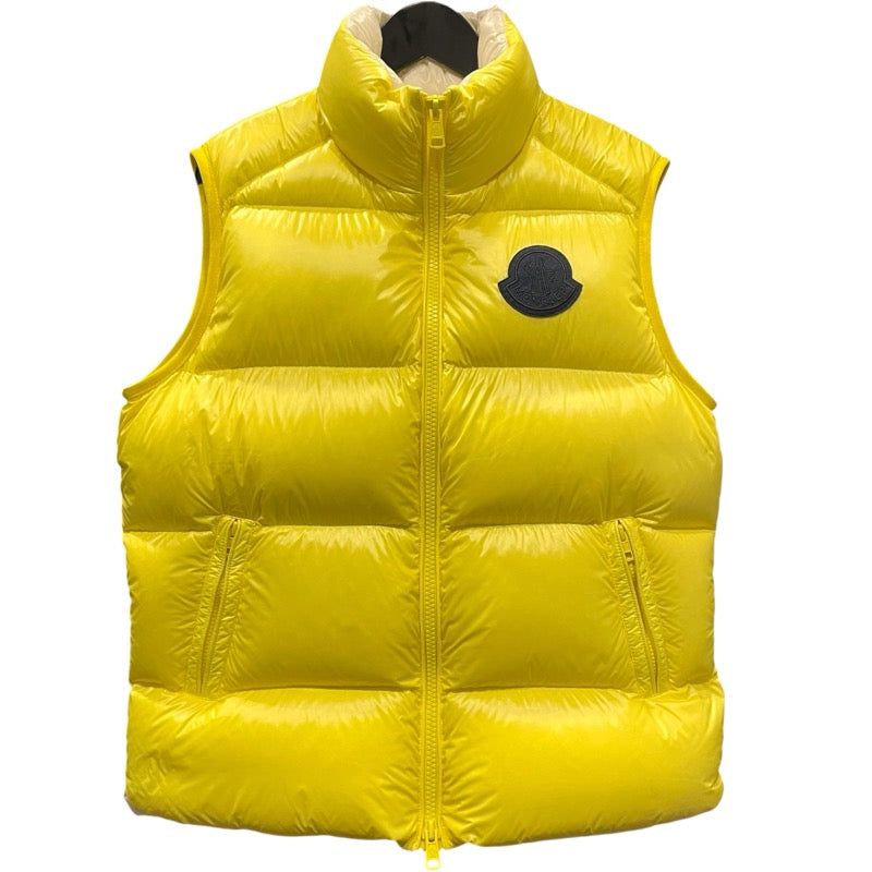 モンクレール　ダウンベスト　黄色　ダウン　ベスト　　1 モンクレール MONCLER SUMIDOダウンベスト イエロー ナイロン ベスト