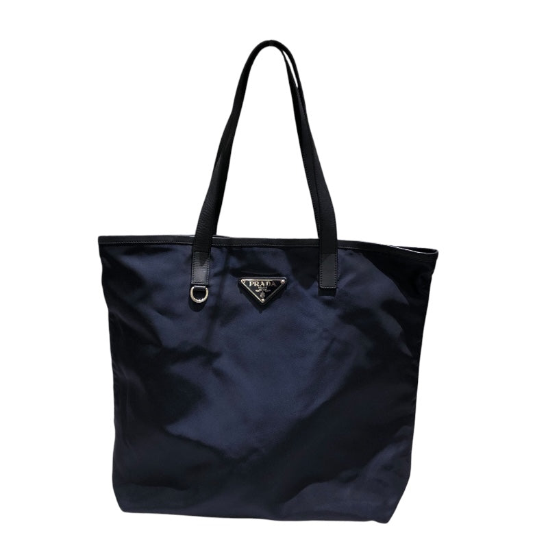 プラダ PRADA ナイロントートバッグ BR4371 ネイビーSV金具 ナイロン レディース トートバッグ | 中古ブランドリユースショップ  OKURA(おお蔵)