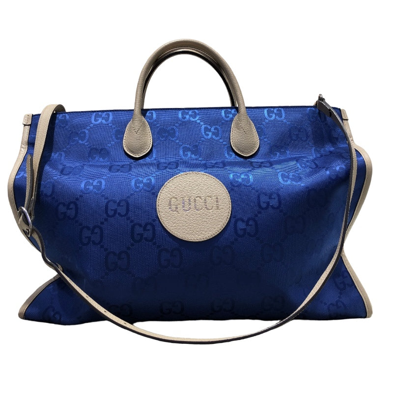 グッチ GUCCI オフザグリッドトートバッグ 630353 ブルー GGナイロン ユニセックス トートバッグ | 中古ブランドリユースショップ  OKURA(おお蔵)