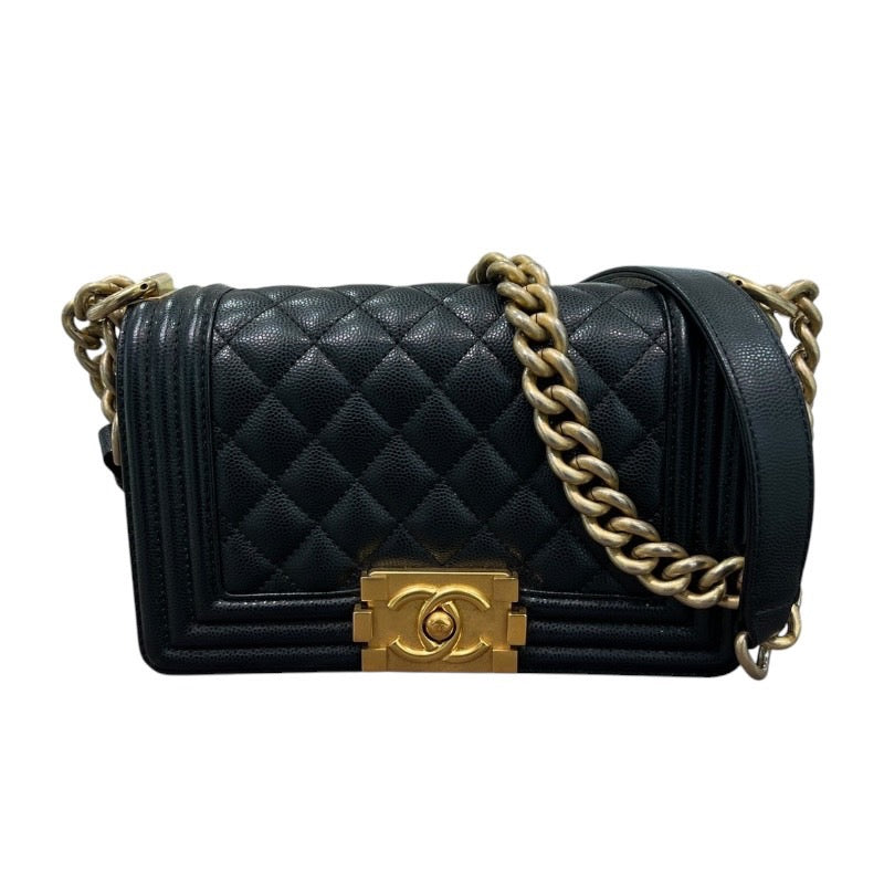 シャネル CHANEL ボーイシャネル20 A67085 ランダムシリアル ブラック×ゴールド金具 キャビアスキン レディース ショルダーバ |  中古ブランドリユースショップ OKURA(おお蔵)