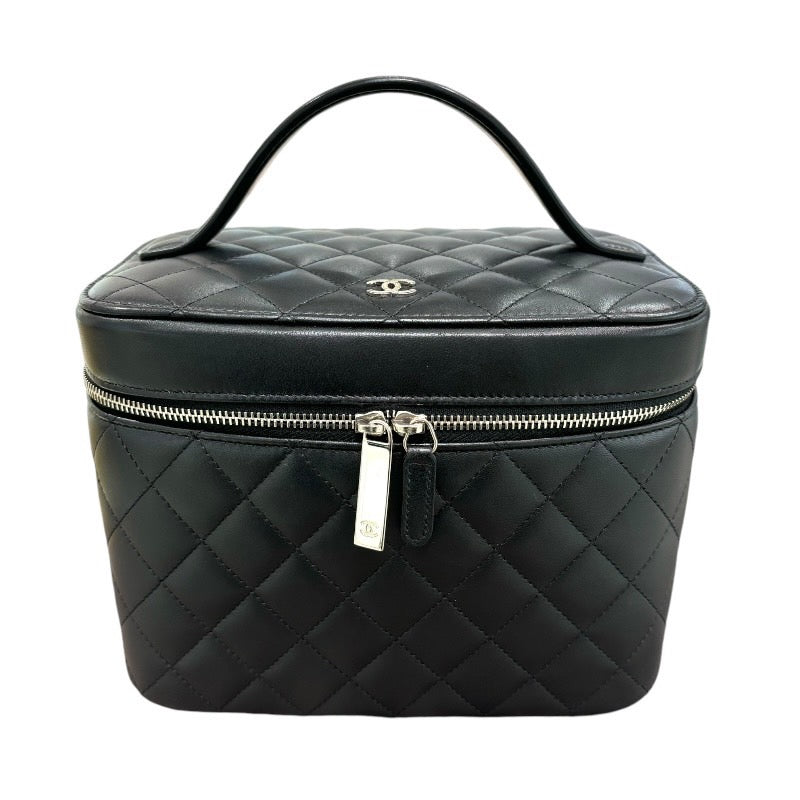 シャネル CHANEL バニティハンドバッグ A80913 ブラック