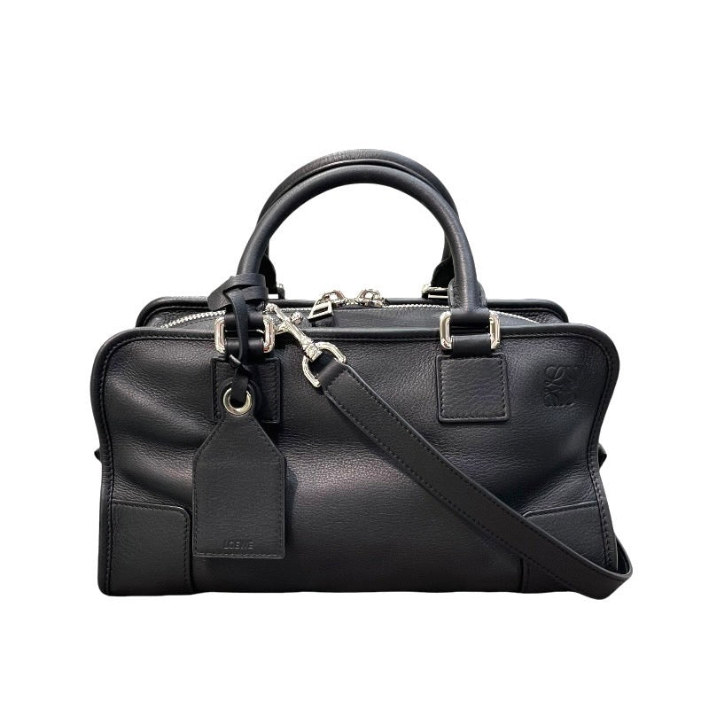 ロエベ LOEWE アマソナ28 35230N03 ブラック×シルバー金具 カーフ レディース ショルダーバッグ | 中古ブランドリユースショップ  OKURA(おお蔵)