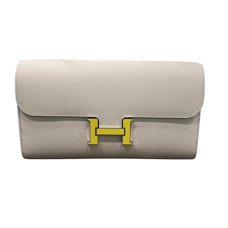エルメス HERMES コンスタンスロングトゥーゴー U刻印 ナタ×ライム 