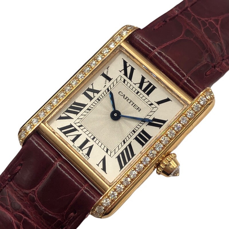 カルティエ Cartier タンク ルイ カルティエ WJTA0010 シルバー K18PG 手巻き レディース 腕時計 |  中古ブランドリユースショップ OKURA(おお蔵)