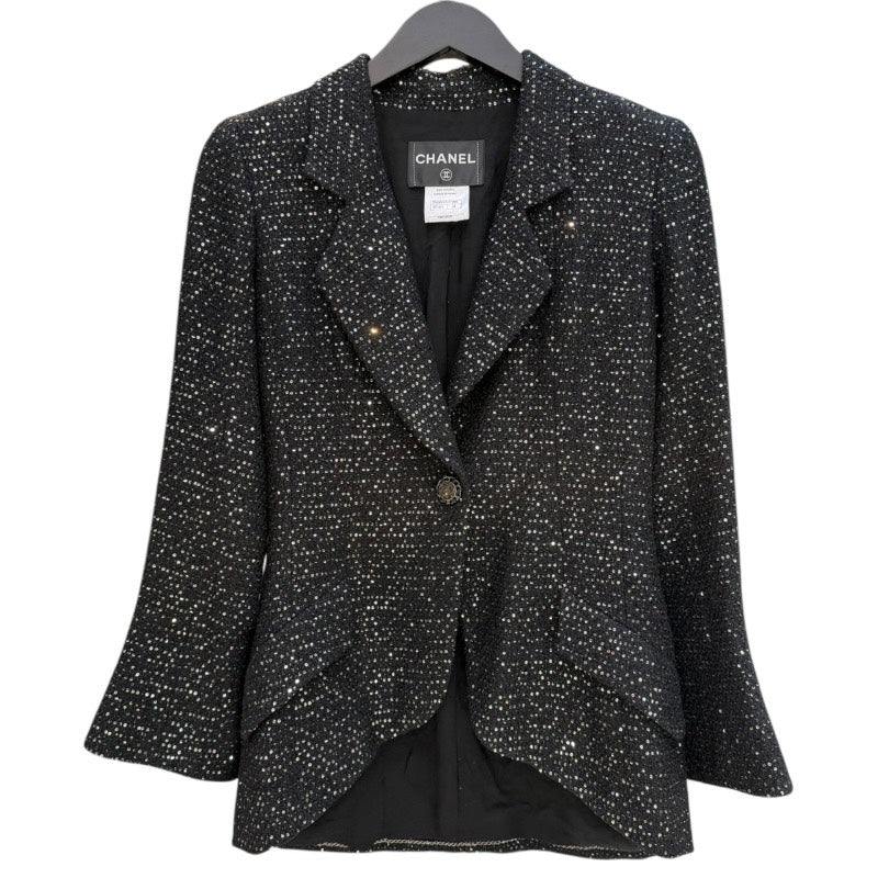 CHANEL テーラードジャケット 黒