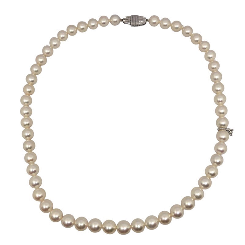 ミキモト MIKIMOTO Mチャーム・ネックレス K18/SV ジュエリー | 中古ブランドリユースショップ OKURA(おお蔵)