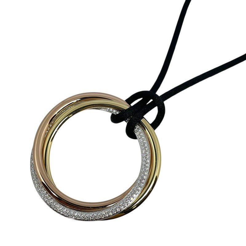 Cartier カルティエ 750 ダイヤモンド トリニティ ネックレス カルティエ Cartier トリニティネックレス 750YG,PG,WG/ダイヤモンド