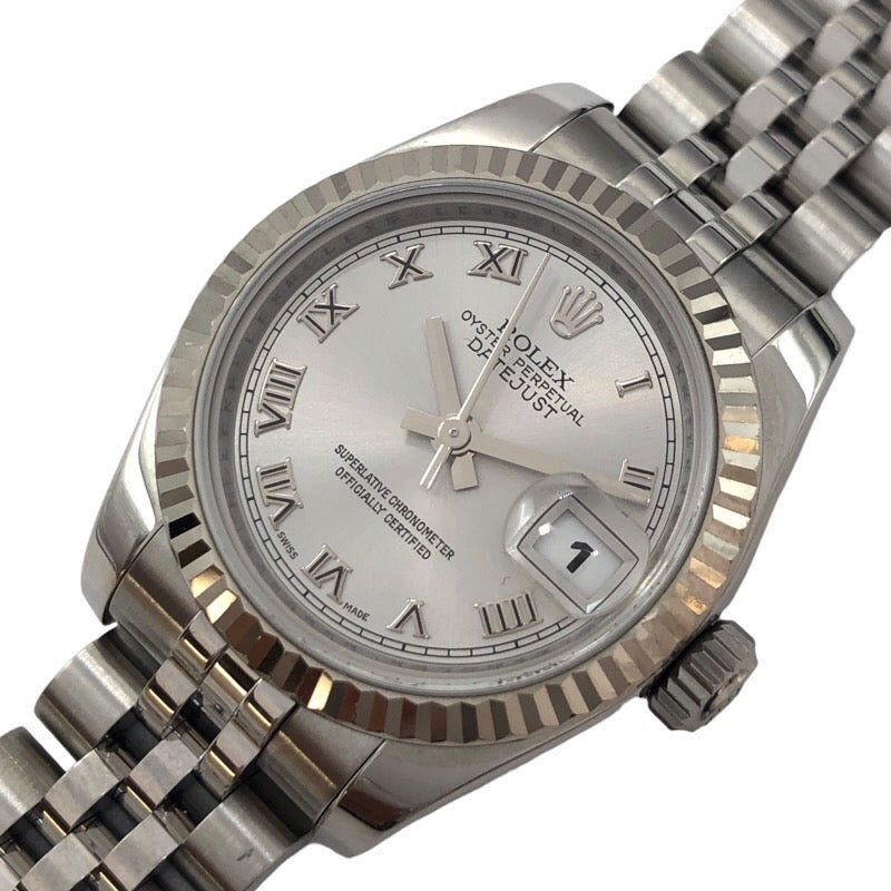 ロレックス ROLEX デイトジャスト26 179174 WG/SS レディース 腕時計 ...