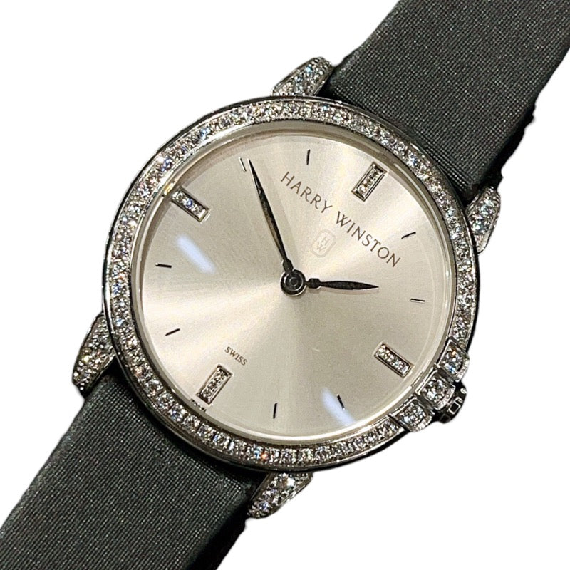 ハリーウィンストン ミッドナイト MIDQHM32WW002 K18ホワイトゴールド ダイヤモンド 腕時計レディース