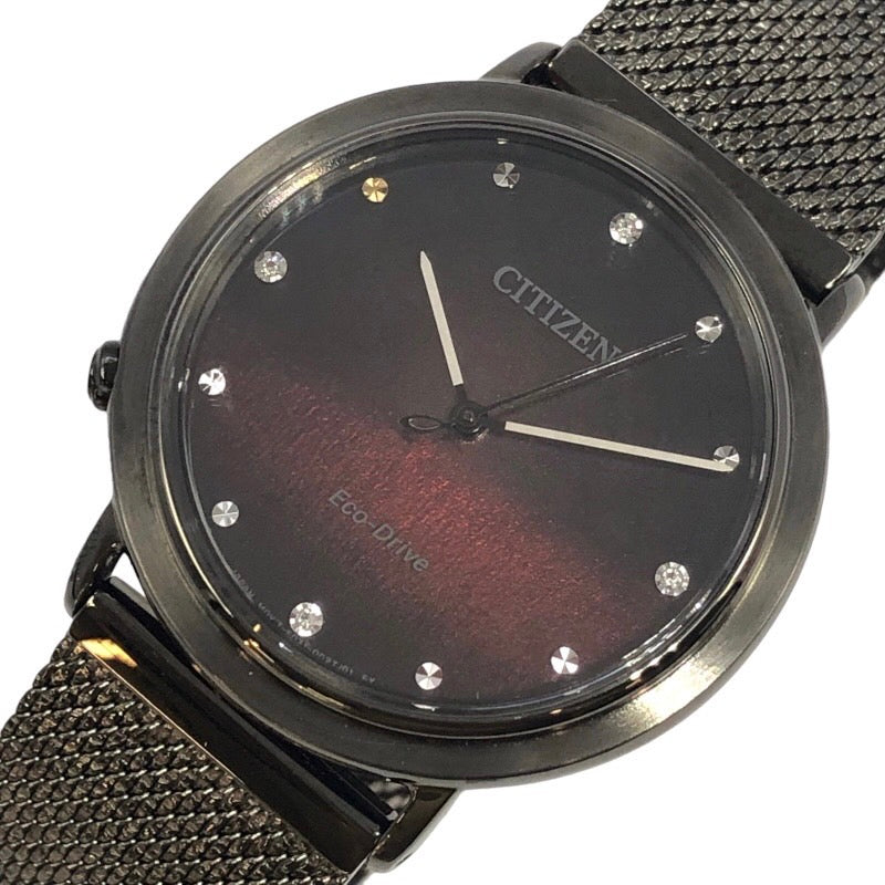 シチズン エル　 CITIZENL　10周年　限定1050本 EM1007-47E SS レッドブラウン 腕時計レディース |  中古ブランドリユースショップ OKURA(おお蔵)