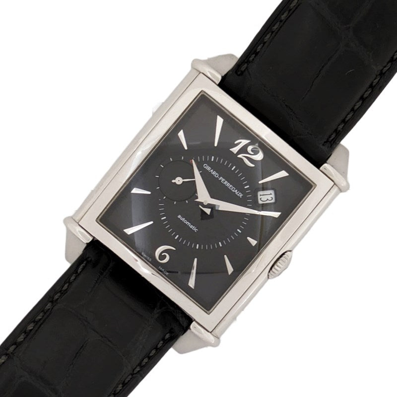 【レトロな雰囲気】ジラールペルゴ メンズ腕時計 ホワイト 自動巻き ヴィンテージ