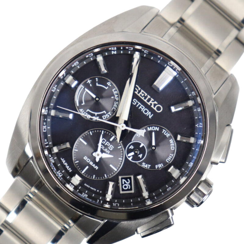 パワーリザーブ表示機能セイコー腕時計SEIKO アストロン　チタン　スポーツ　SBXC067