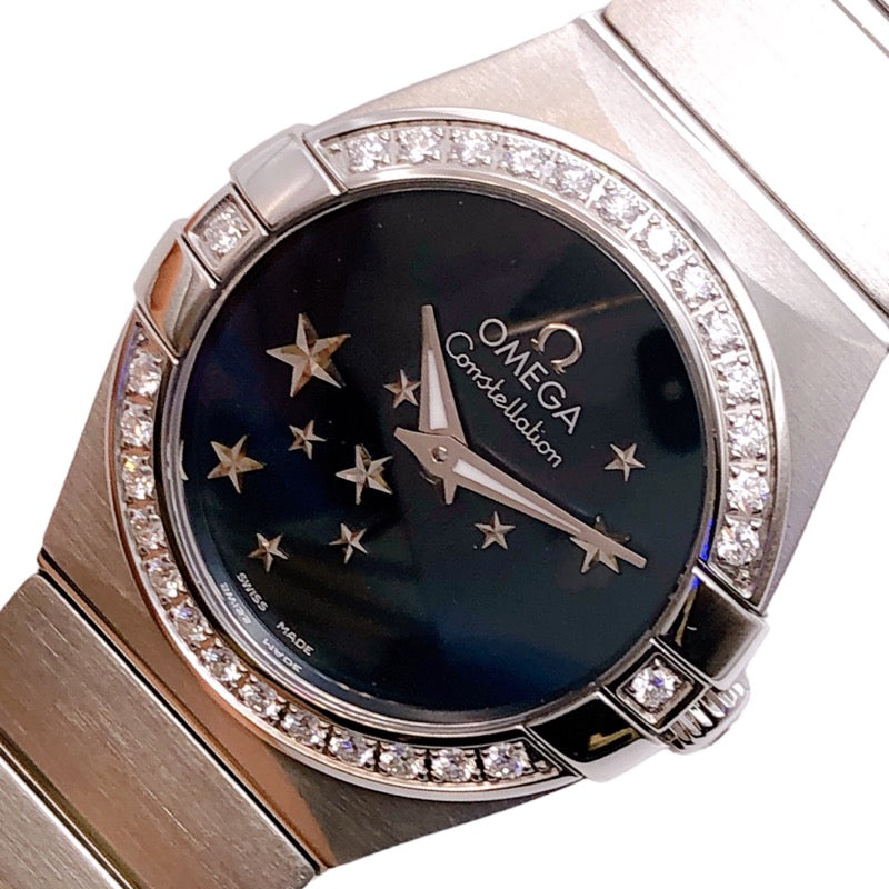 オメガ OMEGA コンステレーション　スター 123.15.24.60.03.001 SS　ダイヤモンド0.34ct クオーツ レディース 腕時計