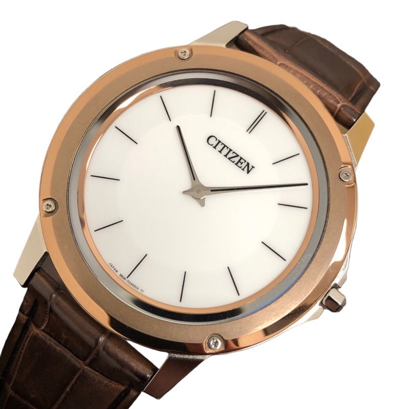 シチズン CITIZEN エコドライブワン AR5026-05A GP/SS（デュラテクト加工） ソーラー メンズ 腕時計 |  中古ブランドリユースショップ OKURA(おお蔵)